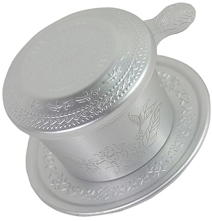 UTHCLO Kaffeefilter für Vietnamesischen Kaffee aus Aluminium Leicht zu Reinigen mit Filterwirkung für Camping und Outdoor Reisen
