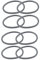 Ensemble de 8 joints d'étanchéité de rechange for mixeur 600 W, 900 W, 1000 W, 1200 W