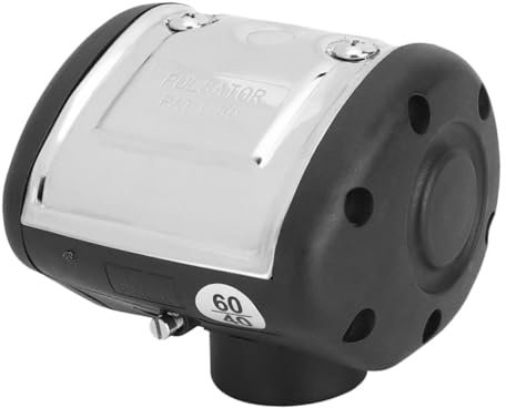 iplusmile Pulsador de aire de ordeño pulsador de ordeño accesorios para uso agrícola pulsador de máquina de ordeño suministros de ordeño de vaca el plastico Black