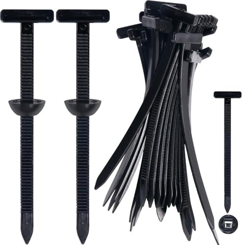 50PCS Nylon Universal Cable Tie Buckle, Heavy Duty Self-Locking Nylon Cable Tie Holder, Multi-Purpose Universal CableTie Tool for Quick Fastening, Automotive Repair and Daily Use.