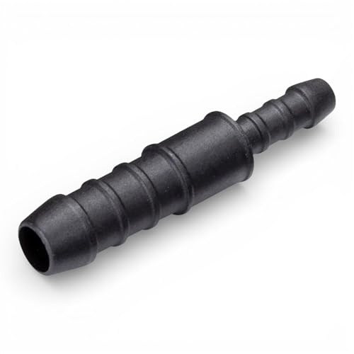 Straight Hose Pipe Reducer (10mm to 6mm) Barbed Connector Nylon PA6 Fuel Oil Coolant Chemical Resistant