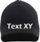 HB_Druck Beanie mit Wunschtext - Blockschrift - Bestickt - Mütze Strickmütze Stickfarbe: Weiss