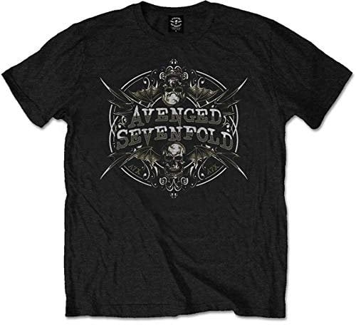 Avenged Seven Fold Herren Avenged Sevenfold Reflections T-Shirt, Schwarz, L