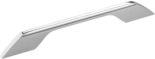 SOTECH Möbelgriff ADRIEN BA 160/192 mm Chrom poliert | Schubladengriff Schrankgriff Türgriff Küchengriff von SCHÜCO ALU COMPETENCE