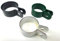 OuM 8 abrazaderas de 48 mm para puntal de valla/postes, color verde