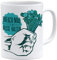 OM3® Einfach Mal Die Kresse Halten Kaffee-Tasse mit Spruch Statement | Keramik Becher | 11oz 325ml | Beidseitig Bedruckt | Weiss