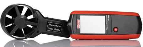 RS PRO Anemometer, bis 30m/s 60°C max.Temp., 0.01m/s versch.Messparam., Typ Flügelrad