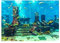 yueXinCh Aquarium Background Underwater Poster Fish Tank Wall Decorations Sticker Aquarium Decor Backgrounds PVC Coral Aquarium Background Underwater Poster 61 * 30 cm