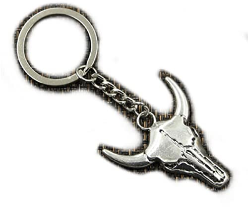 Bulls Stierkopf Bulle Kuh Schlüsselanhänger 4cm | Stier | Glück | Schutz | Afrika | Tier | Geschenk | Männer | Frauen | Damen | Kinder | Jungen | Mädchen | Bullenkopf