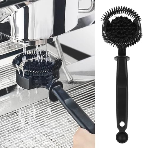 Espressomaschine Reinigungsbürste, Kaffeemaschine Brühkopf Reinigungsbürste Abnehmbare Kaffeemaschine Reinigungsbürste Werkzeug Reinigungsbürste für Kaffeemaschine Brühkopf (58MM)