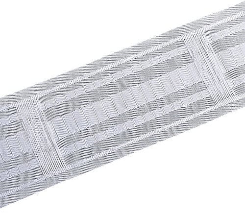 WANYIG Gardinenband Schlaufenband zum Aufnähen 85MM Universal Kräuselband, Universalband Gardinenkräuselband Vorhang Reihband band Bleistiftfaltenband mit Schlaufen (10M)