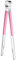 QLLQ Grille-pain en acier inoxydable - Anti-brûlure - Avec clip alimentaire - Rose