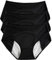 REUset Inkontinenzhöschen für Damen, 3 Stück, Waschbar, Atmungsaktiv, Wasserdicht, Inkontinenz-Slip, G, 3XL