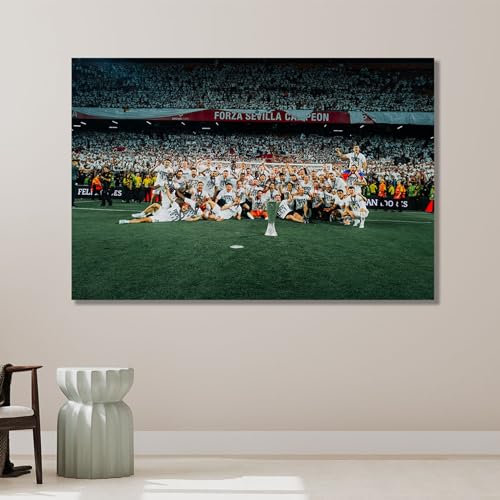 Eintracht Frankfurt Fanartikel Wandbild (60cm x 40cm) auf Aluminium oder Acrylglas I Exklusive Motive (Alu: Siegerfoto UEFA Europa League 2021/2022, 60cm x 40cm (Alu))