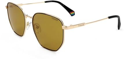 POLAROID PLD 6214/S/X Sonnenbrille, Goldgelb, 56 Unisex, Erwachsene, gold gelb, 56