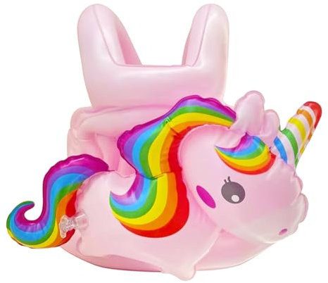 Kinder Schwimmflügel,TAIZER Schwimmweste mit Schultergurt Flipper Swimsafe Schwimmflügel Schwimmflügel Kinder 3-6 Jahre Cartoon Schwimmende Badeanzug Schwimmweste Kinder (Rosa)