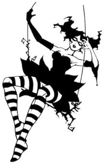 9.2x14.1CM Bad Joker Sexy Mädchen Auto Aufkleber Schwarz/Silber Vinyl Aufkleber Fantastische Stil Auto Stoßstange WC Kühlschrank Wand Tür Motorrad Elektro-Fahrrad-Aufkleber Dekorative Aufkleber