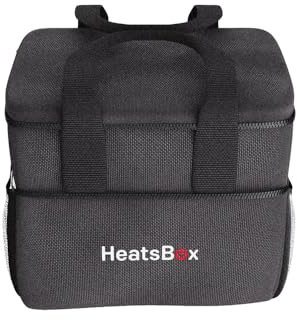 FAITRON HeatsBox Carry Bag - Durable Insulated Lunch Bag with Multi-Functional Compartments for On-the-Go Meals, Stylish Food Container Perfect for Picnics, Camping & Commuting