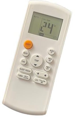 1 Mando a Distancia de Repuesto for Aire Acondicionado Midea Airfel HTW R57B1/BGE RIENT RG57B1 RG57B2 RG57B/BGE RG57D/BGE AC