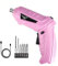 8 in 1 Electric Screwdriver,JENABOM Cordless Drill Screwdriver Bits Set Rechargeable, 3.6V Li-ion 3.5N·m Max Torque Electric Rotatable Drill Screwdriver