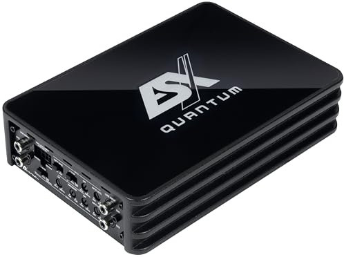 ESX Q-FOURv3 Amplificatore Digitale Compatto a 4 canali in Classe D | 4 x 100/120 Watt RMS @ 4/2 Ω della Serie Quantum
