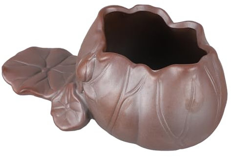 INOOMP Hydroponische Vase aus Keramik mit Untersetzer, 1 Stück