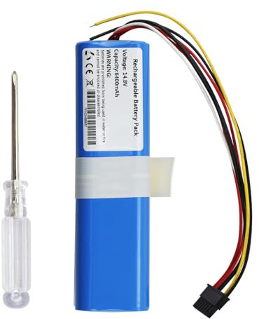 ANTIEE 6400 mAh Vacuum Cleaner Batería para Conga 5090 5490 6090 7090 Roboter mit Staubsaugern 14.8 V 94.72 WH