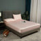Bambus Spannbettlaken 140x200 cm Rosa Antibakteriell Weich Spannbetttücher Kühlende 100% Bambus Spannbetttuch Set Hypoallerg Boxspringbett Bettlakenfür Hohe Matratze bis 25-30 cm