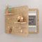 Cubierta de Panel eléctrico montada en la Pared, Tapa de Caja eléctrica Decorativa Multifuncional Estante de Madera Caja de Tablero Oculto Cubierta,A,40x25cm