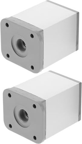 STOBAZA 2 Stück Möbelfüße aus Aluminiumlegierung, Verstellbare