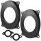 Ciieeo 1Pair Car Speaker Spacer Adapter Bracket for Tweeter Gasket Plastic Speaker Adapter Spacer Ring Enhances Sound Quality Easy Installation