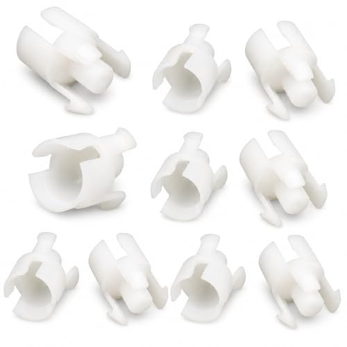 10 pz Auto Frizione Cilindro Maestro Clip Fibbia per Citroen Elysee C2 C3 C4 C5 C6 per Peugeot 307 308 408 3008 207 2182 J6 Clutch Master Cylinder Buckle Clip Car 9801271180 9676534480 (Set 10 pz)