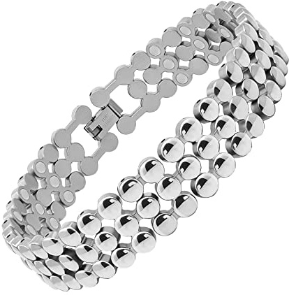 TDEXI 3X Stärke Magnetarmband für Damen,Magnetische Armband Magnetfeldtherapie Handgelenk Schmerzlinderung Anschwelle Gesundheit Magnetarmband mit
