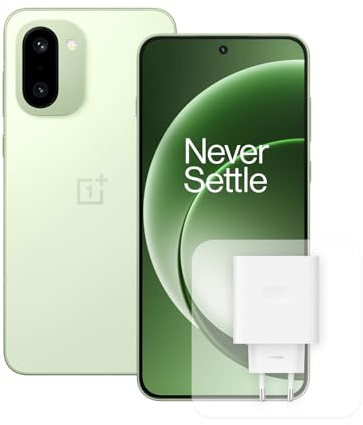 OnePlus 15R 5G AI Smartphone, 12GB RAM 256GB ROM, Display AMOLED 6.83 165Hz, Snapdragon 8 Gen 5, Batteria 7400mAh Ricarica 80W SUPERVOOC, Tripla Fotocamera 50MP, Resistente all'acqua IP68, Verde