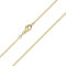 MATERIA Gold Ankerkette 925 Sterling Silber 1,2mm Halskette vergoldet in 40-80cm verfügbar #K61, Länge Halskette:50 cm