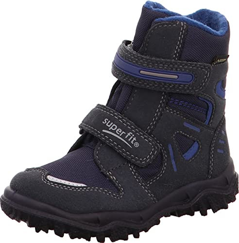 Superfit Jungen HUSKY Boot, Schneestiefel, BLAU 8300, 28