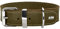 HUNTER Hundehalsband AALBORG SPECIAL, Farbe: olivgrün, stark gefettetes Leder, robust & strapazierfähig, kontrastierende Ziernähte, ideal für Hundesport, Made in Germany, Größe: 30