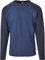 Urban Classics Herren Raglan Contrast LS T-Shirt, darkblue/midnightnavy, 4XL