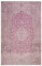 Wecon Home I Kurzflor Vintage Teppich I Silhouette I Past Future WH-12268-01 I (120 x 170 cm, rosa beige)