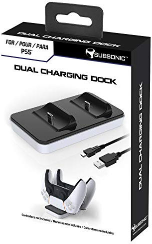 Subsonic - Subsonic - Station de Recharge Blanche pour 2 manettes Dual Sense PS5 - Dual Charging dockPlaystation 5