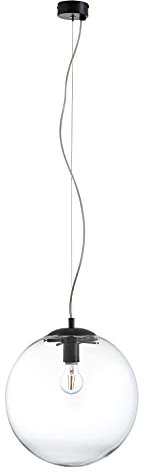 EXO LIGHTING- Pendelleuchte OXY, schwarz, E27 Fassung (Ø20cm). Modern, ideal für Wohnräume, Theken und Räume mit hohen Decken.