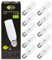 CLAR- Ampoule LED Tube E27 15W. Ampoule LED Gros Culot à Vis E27 LED 15W Équivalent à Ampoule Fluocompacte, Ampoules LEDS Diall E27 Blanc Froid 6000ºK (Pack 10)