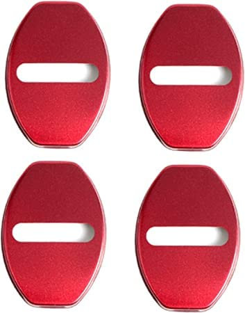 Für Audi Sline RS RS3 4St Autotürschloss Auto Aufkleber Abdeckung Edelstahl-Schutzhüllen, Dekorationszubehör