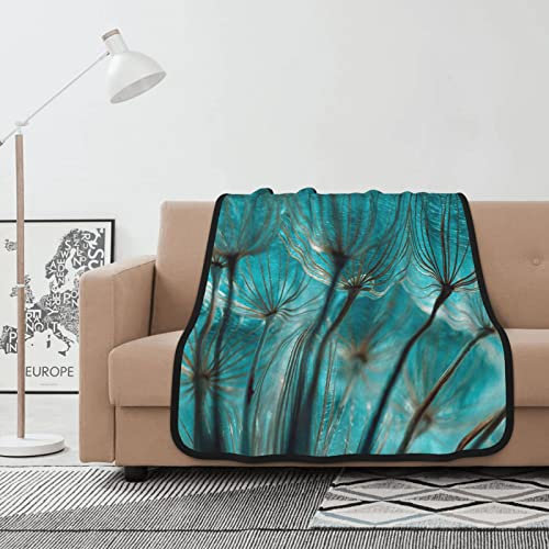 Weed Doppelseitige Anti-Pilling-Decke aus Flanell, 102 x 127 cm