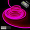 Balabaxer Striscia luminosa Rosa al neon, 16.4ft/5m 12V DC 600 SMD2835 LED impermeabile, per la decorazione interna ed esterna