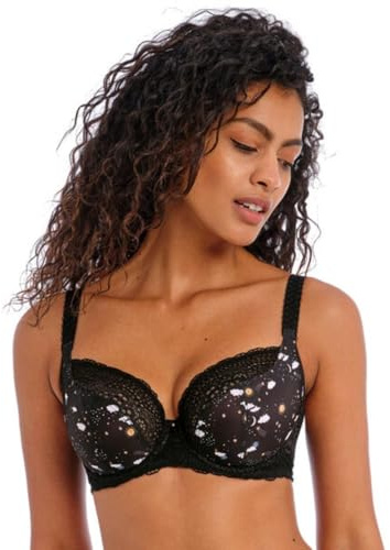 Freya Daydreaming Plunge Bra Celestial Black 38E