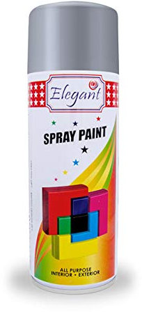 Elegant Spray Paint – Chrome Silver – 400ML – All Weather Multipurpose DIY Paint – Rich Color for Metal & Wood – Durable & Corrosion Resistant - Perfect for Outdoor Use