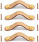 Ledergriffe für Möbel 4 Stück ledergriffe für schränke, schubladengriffe leder, ledergriffe kleiderschrank, leder handgriffe für Küche, Bad, Schränke, Kommode, Holz, Kleiderschrank, 16,8cm