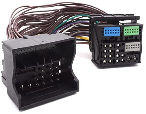 Maxxcount Radioanschlusskabel Verlängerung Quadlock 52-PIN kompatibel mit Audi, Seat, Skoda, VW
