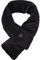 KULSUM Heated Scarf for Women Men - Electric Heated Neck Scarf, USB Charging Heating Scarf with 3 Heating Levels, Fast Heating Up Scarves for Outdoor Sports, Without Mobile Power (Black)